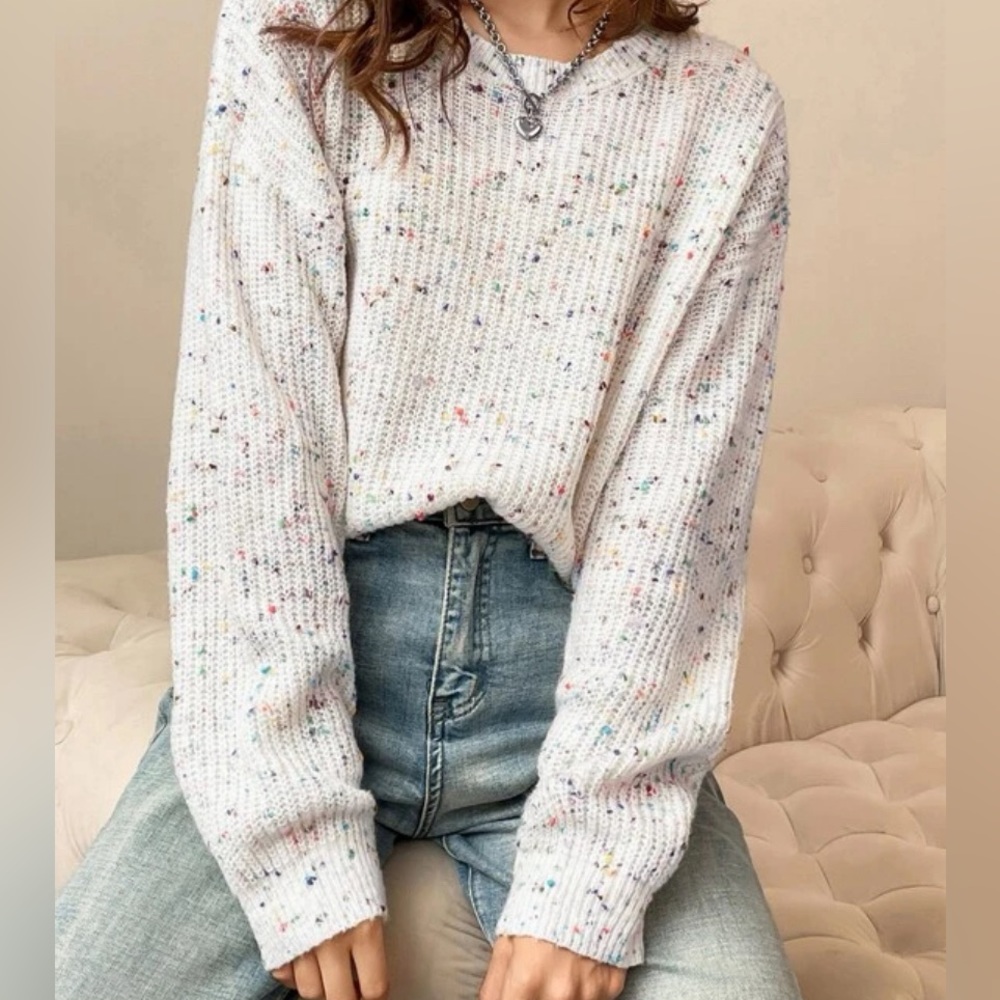 Colorful Dotted Sweater